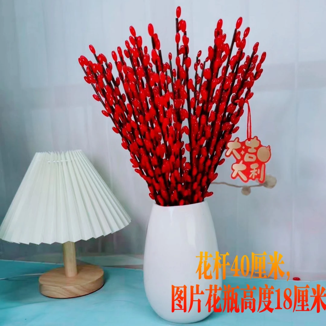 （新品上市）（不含花瓶）银柳材料包，手工串珠，居家摆，送礼。家用