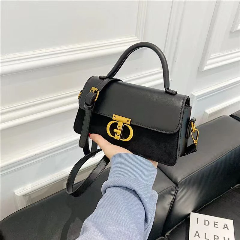 高级复古秋冬小包女士2023新款时尚斜挎包小众百搭单肩小方包通勤