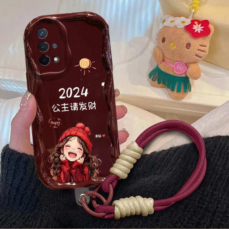 OPPOA93手机壳a93s网红2024公主请发财PFGM00女款PEHM00防摔软壳a