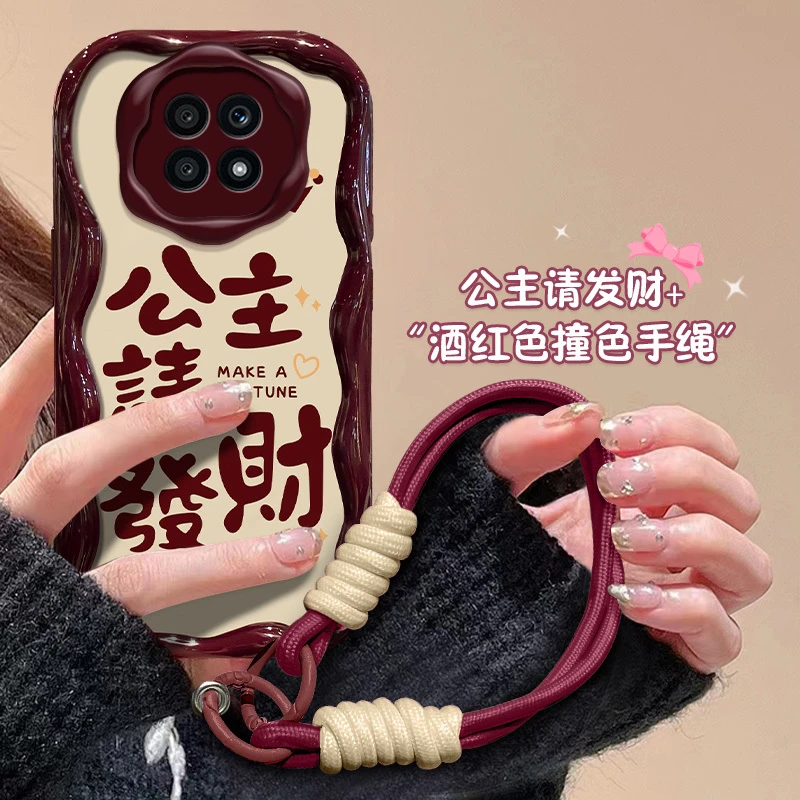 华为荣耀X20手机壳NTN-TN20网红新款公主请发财文字高级感防摔套x