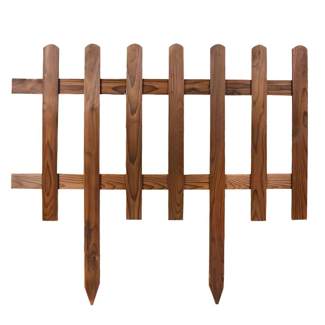 花园菜园防腐木栅栏围栏护栏栏杆大型插地款篱笆户外（拍一发二）