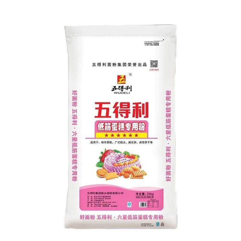 五得利蛋糕小麦专用粉家用商用烘培蛋糕饼干糕点面粉面粉家用50斤