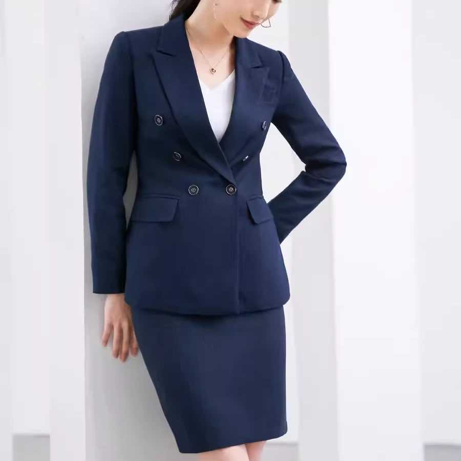 Z职业装西装套装女正装高级感大学生面试西服S132