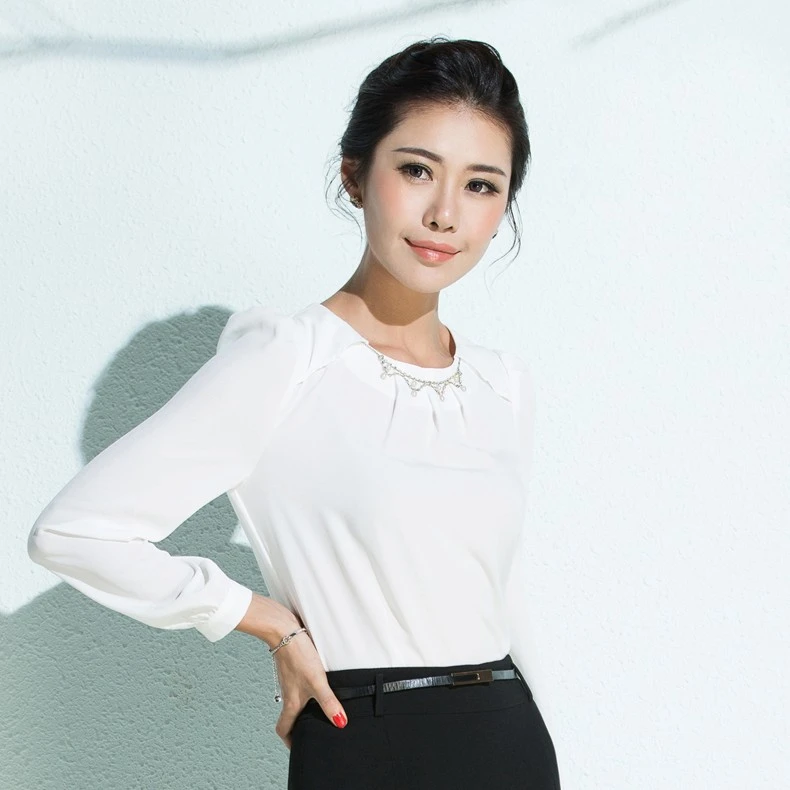Z气质衬衫女装2023新职业通勤缎面高级感上衣B2072