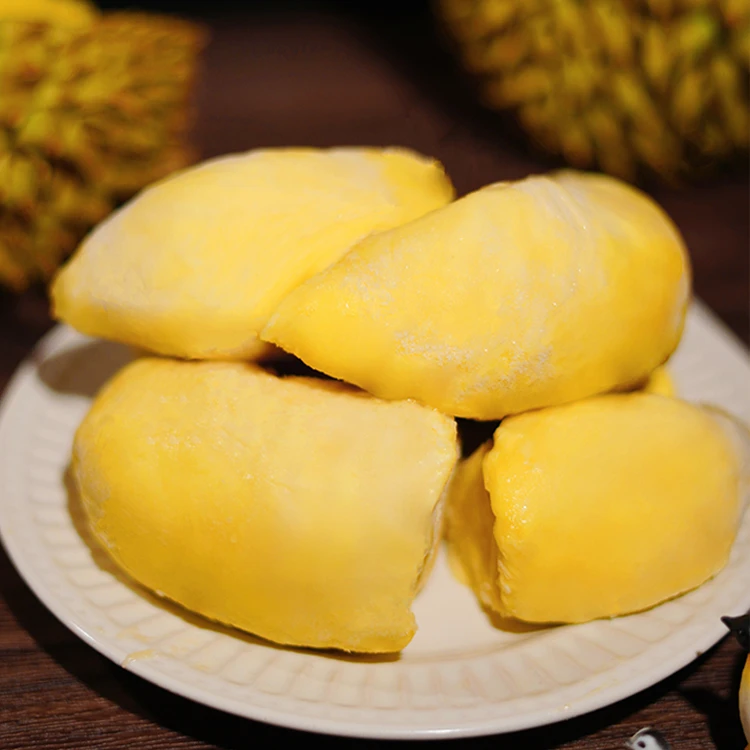 泰国A级树熟金枕去壳液氮冷冻榴莲肉1000g/袋