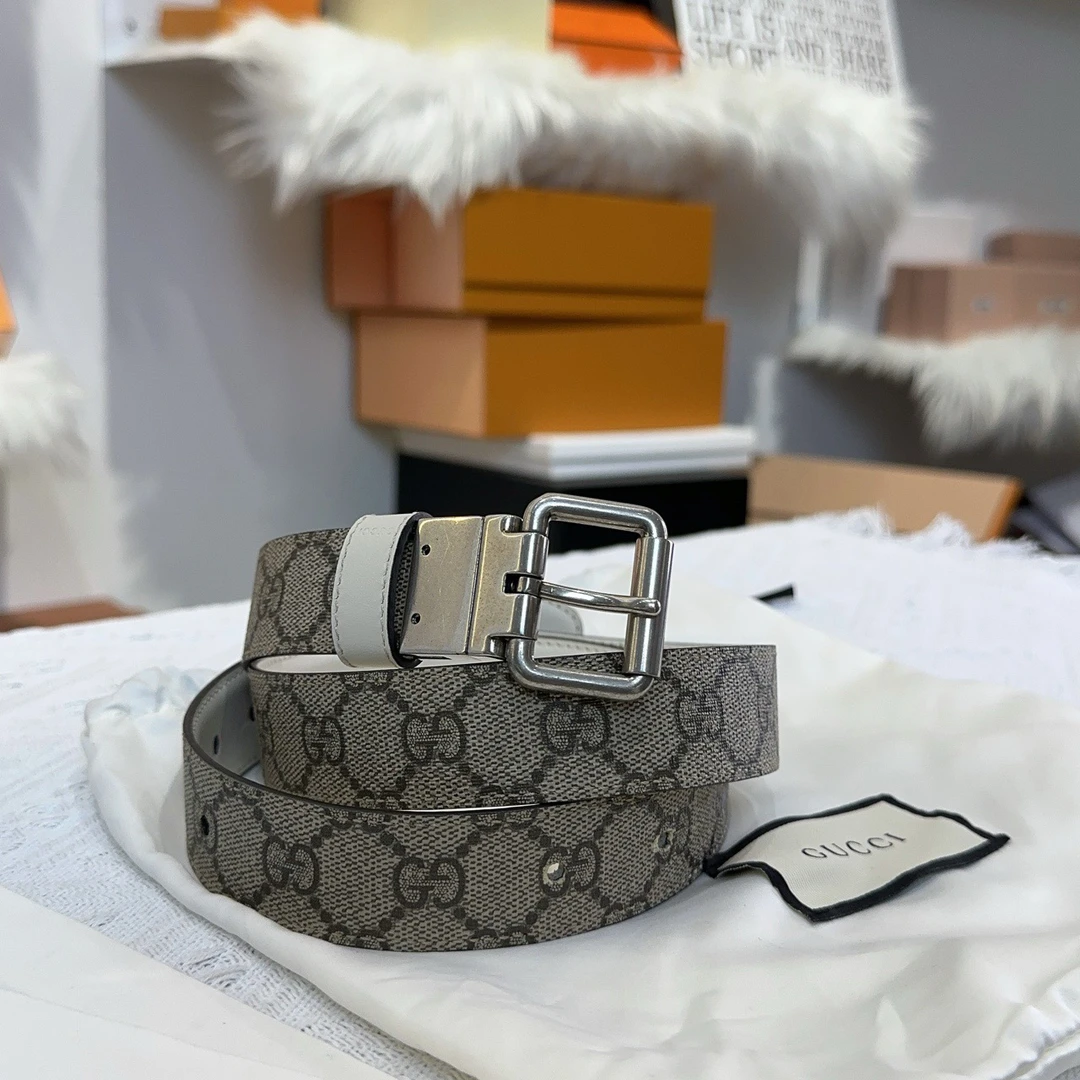 95新 GUCCI/古驰 Gucci古驰老花腰带108码cj893