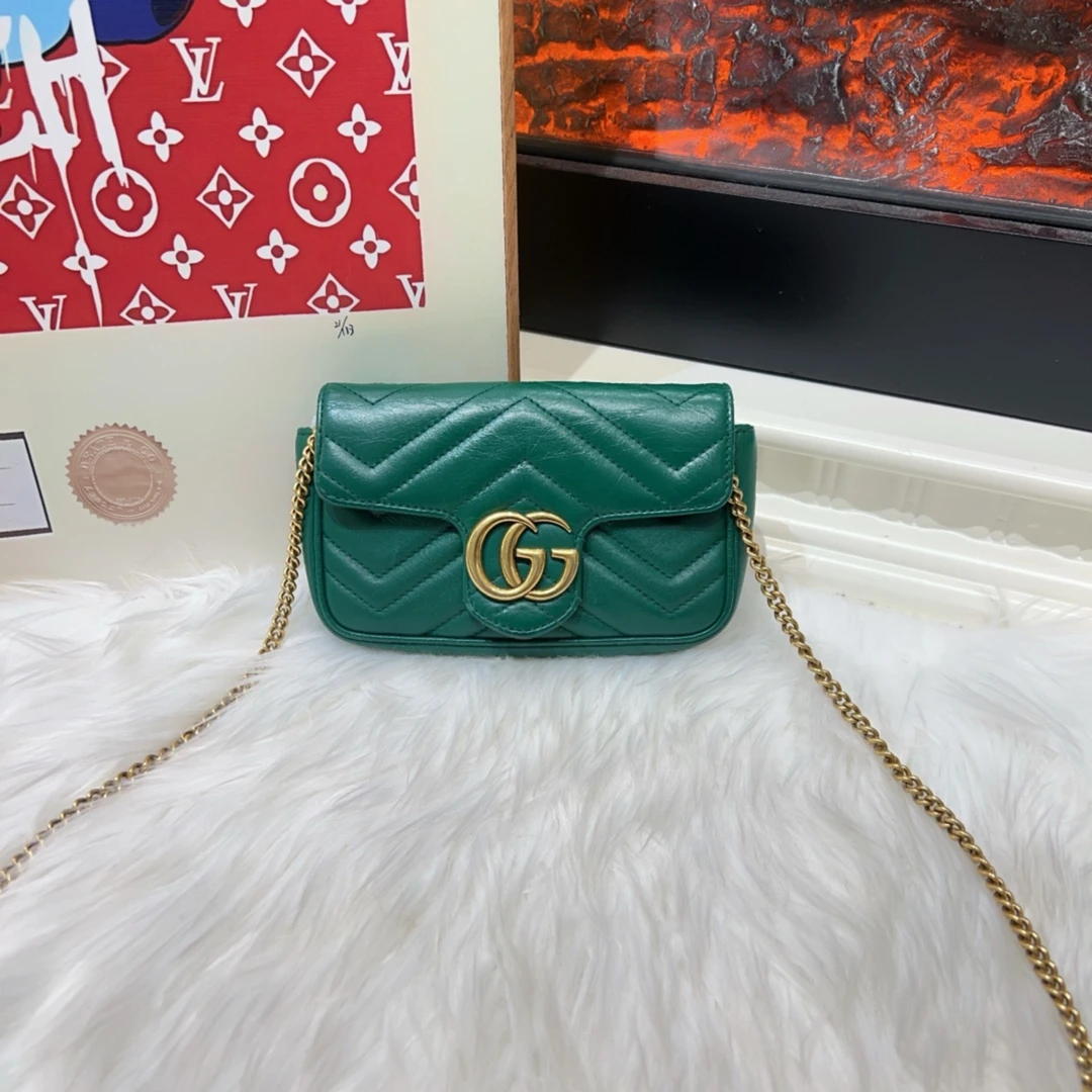 95新 GUCCI/GUCCI gucci古驰马蒙mini单肩包 a4829