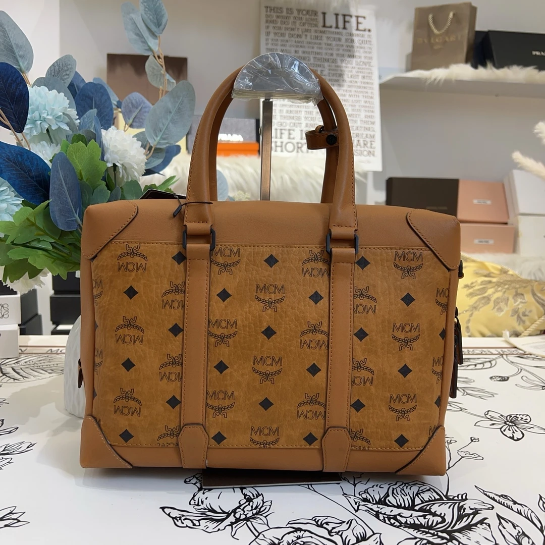 95新 MCM mcm新款手提公文包 a3933