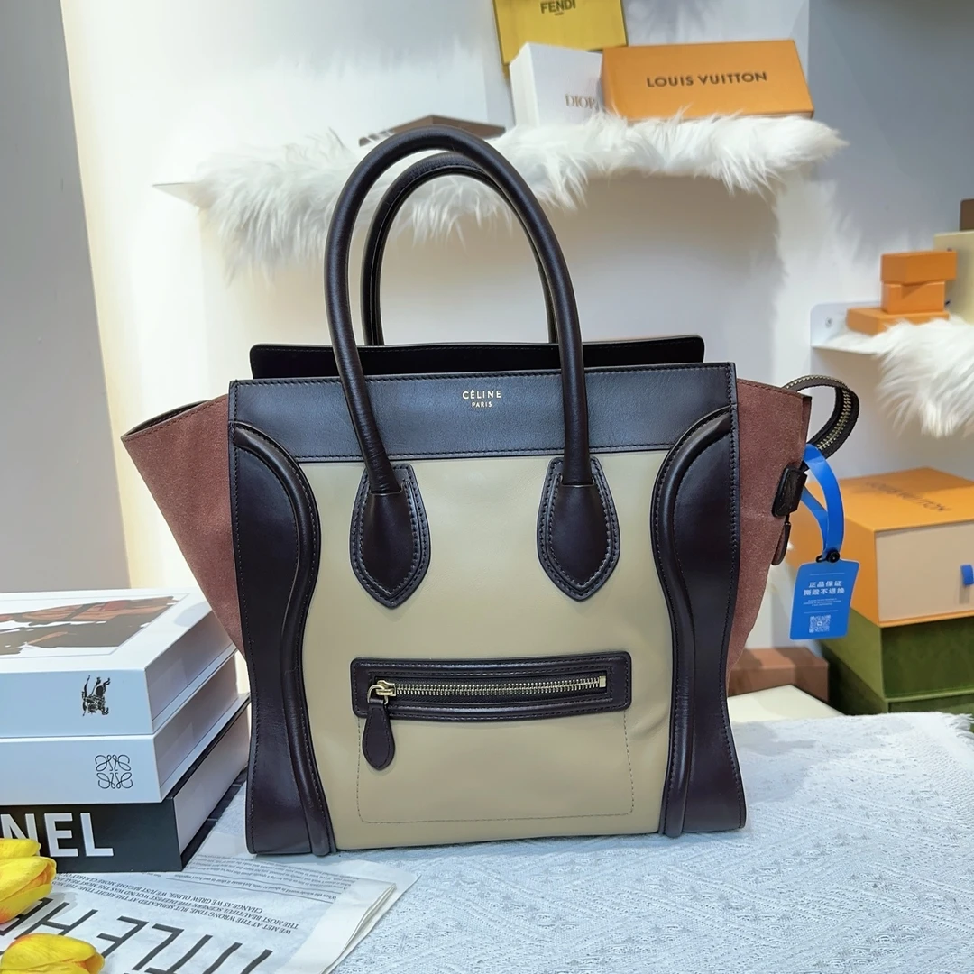 95新 Celine/思琳 Celine赛琳笑脸手提包cj699