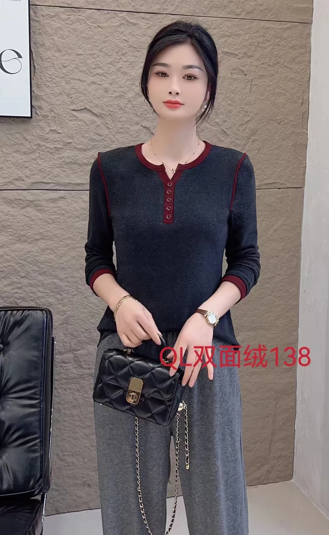 138新款秋冬时尚洋气显瘦百搭上衣