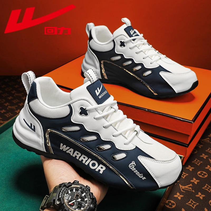 回力男鞋2024新款秋季运动鞋潮流百搭网面鞋男士防滑软底跑步潮鞋