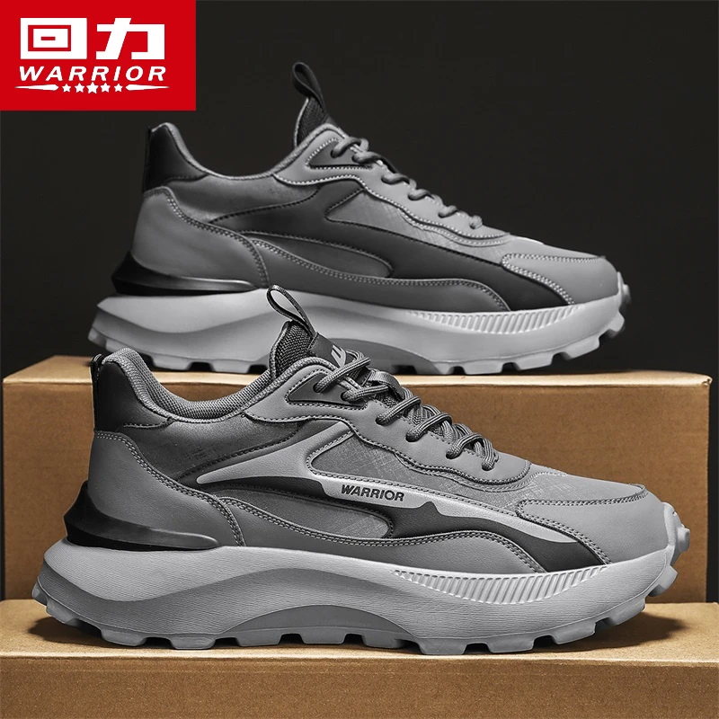 回力男鞋劳保工地工作耐磨秋季休闲网面运动老爹防水防滑上班潮鞋
