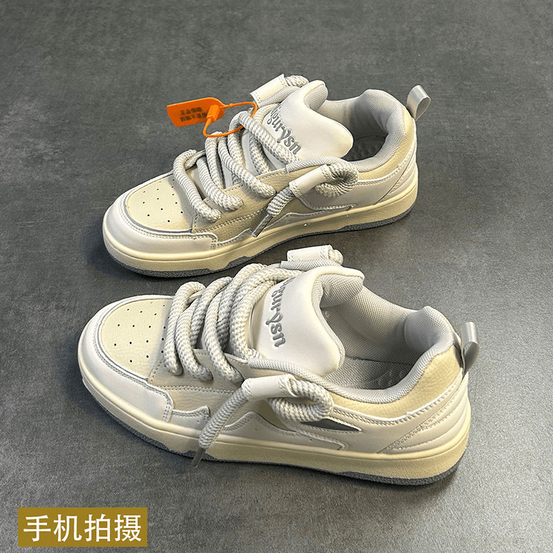【热销新品】男款鞋子2023秋季脏辫设计感滑板面包鞋男ins潮百搭