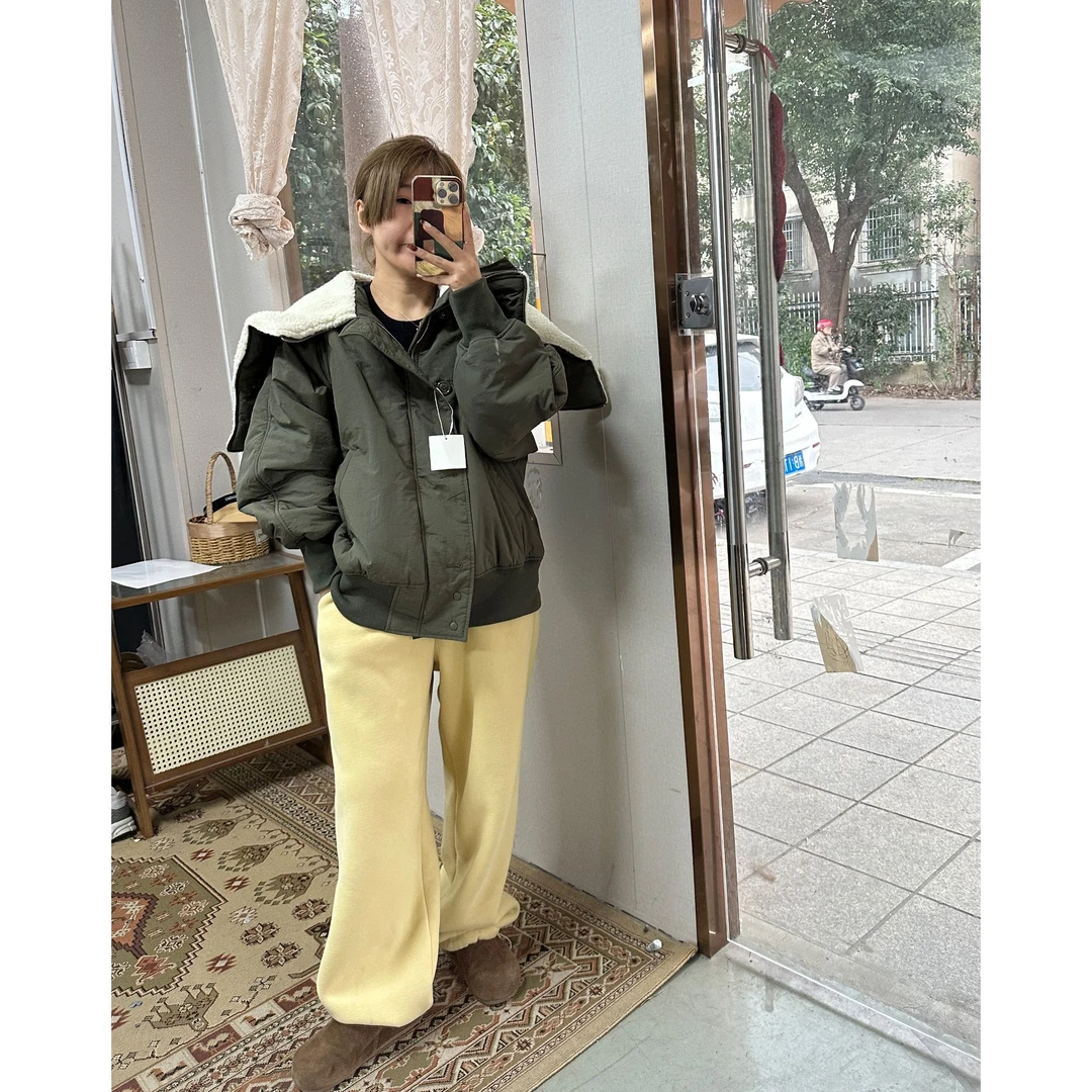 ZM2225秋冬厚款保暖简约百搭长袖外套