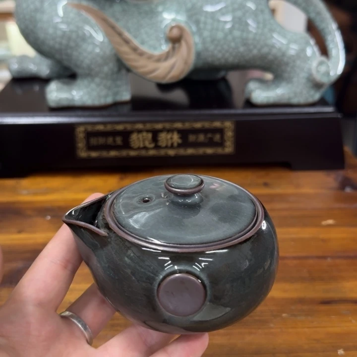 龙泉青瓷茶具微瑕1950