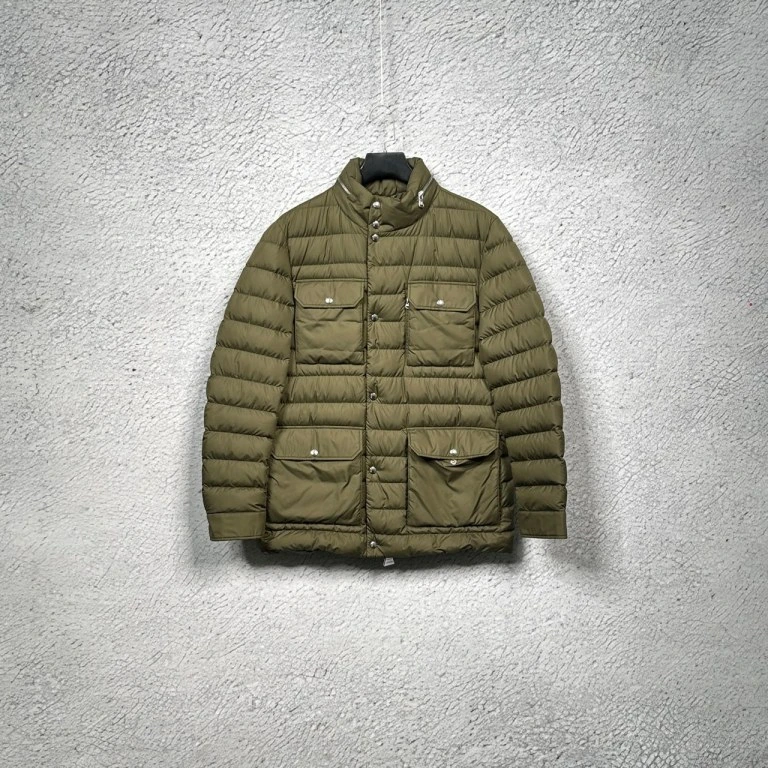 全新剪标内购款 Moncler 蒙口/盟可睐 橄榄绿色羽绒服夹克/4
