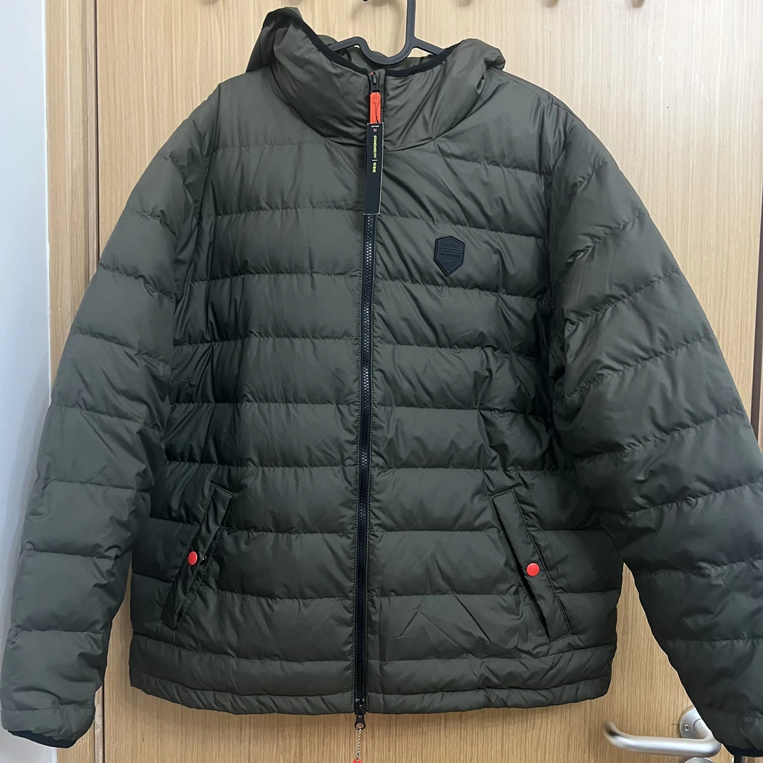 NIKE耐克成人羽绒服 男士墨绿色