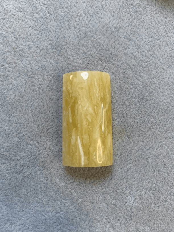 俄料满蜡虎皮纹花蜡吊坠