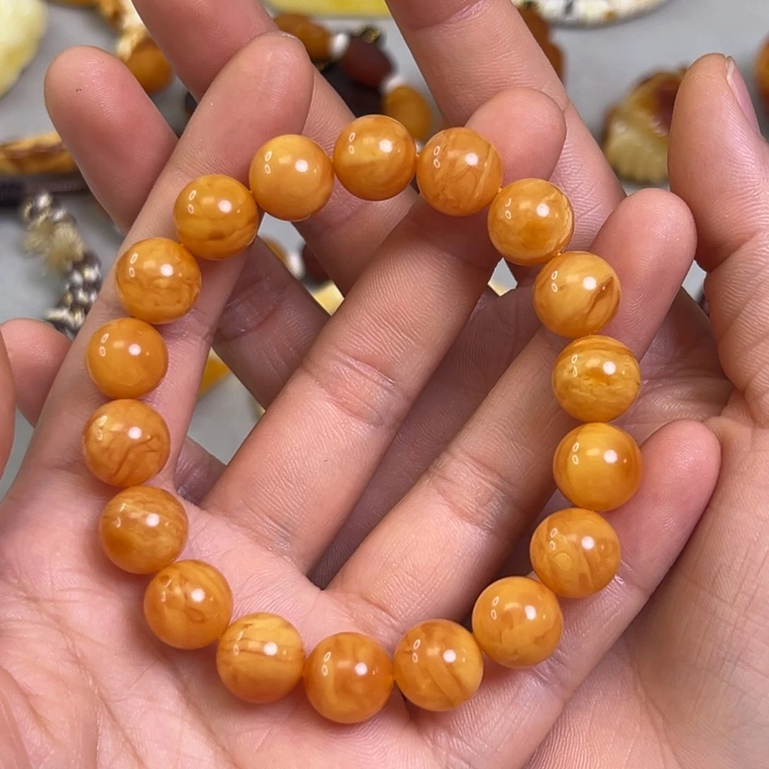 蜜蜡裸石未镶嵌蜜蜡