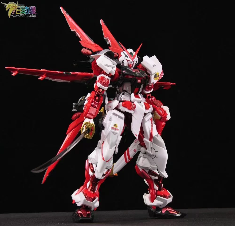 【合金成品模型】国产现货MB 1：100  红战士 红异端+飞行背包 +支架
