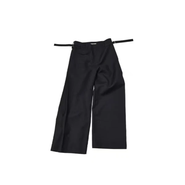 MEDIUM WELL[output]侧面立体褶廓形西裤