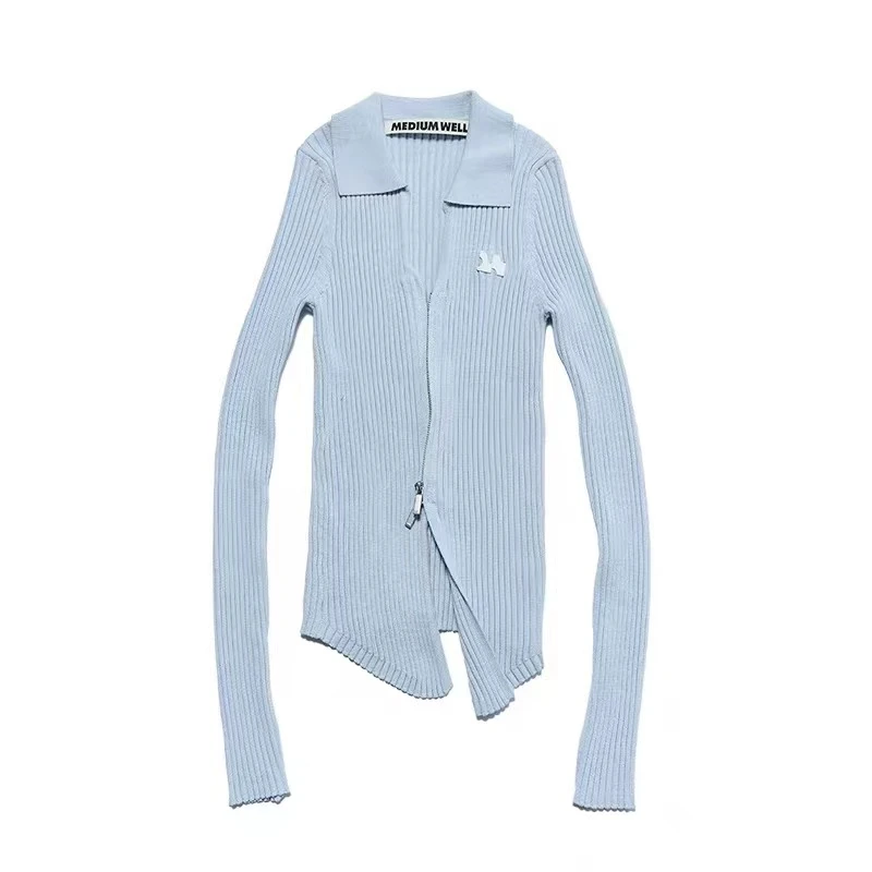 MEDIUM WELL设计师品牌「output」24 春夏新品 抗条纹理开衫