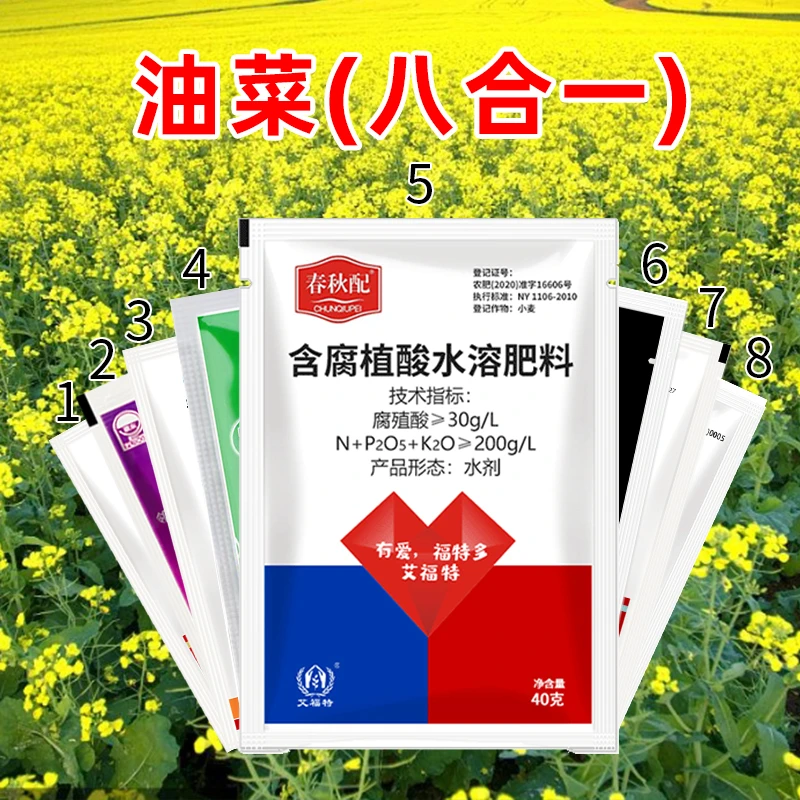 油菜【八合一】组合 增产增收新方案