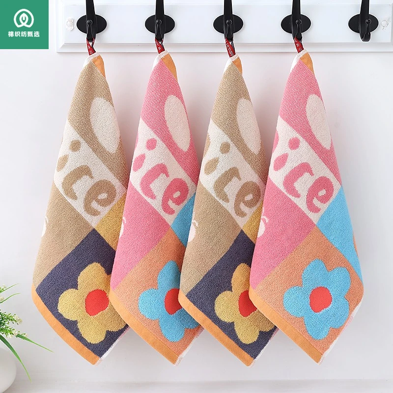 纯棉毛巾成人幼儿园大方巾加厚洗脸正方形可爱柔软吸水不小毛巾