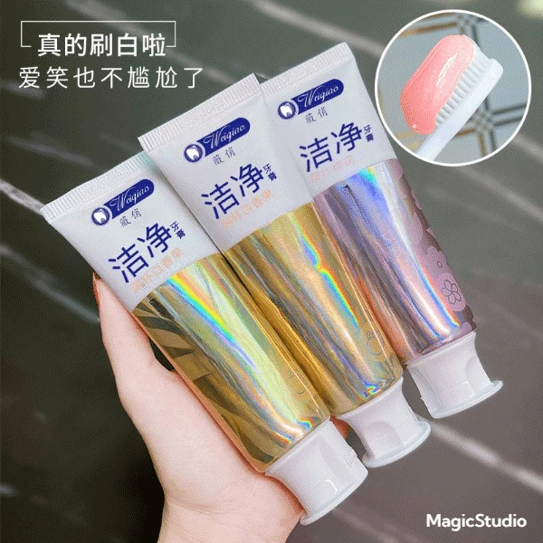 樱花牙膏酵素牙膏120g清新男女果味护理去洁白去黄洁牙去渍家庭装
