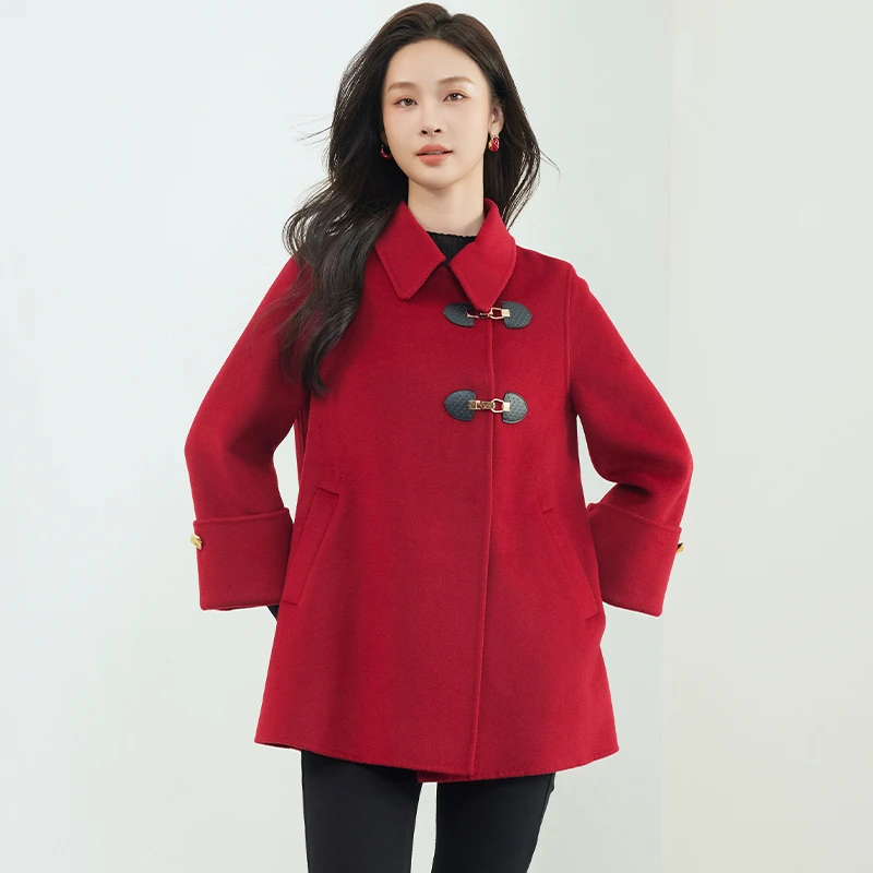 佳人苑毛呢外套女冬季新款J34N403