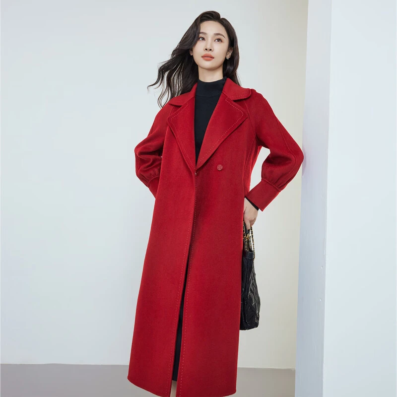 佳人苑毛呢外套女新款J34N439