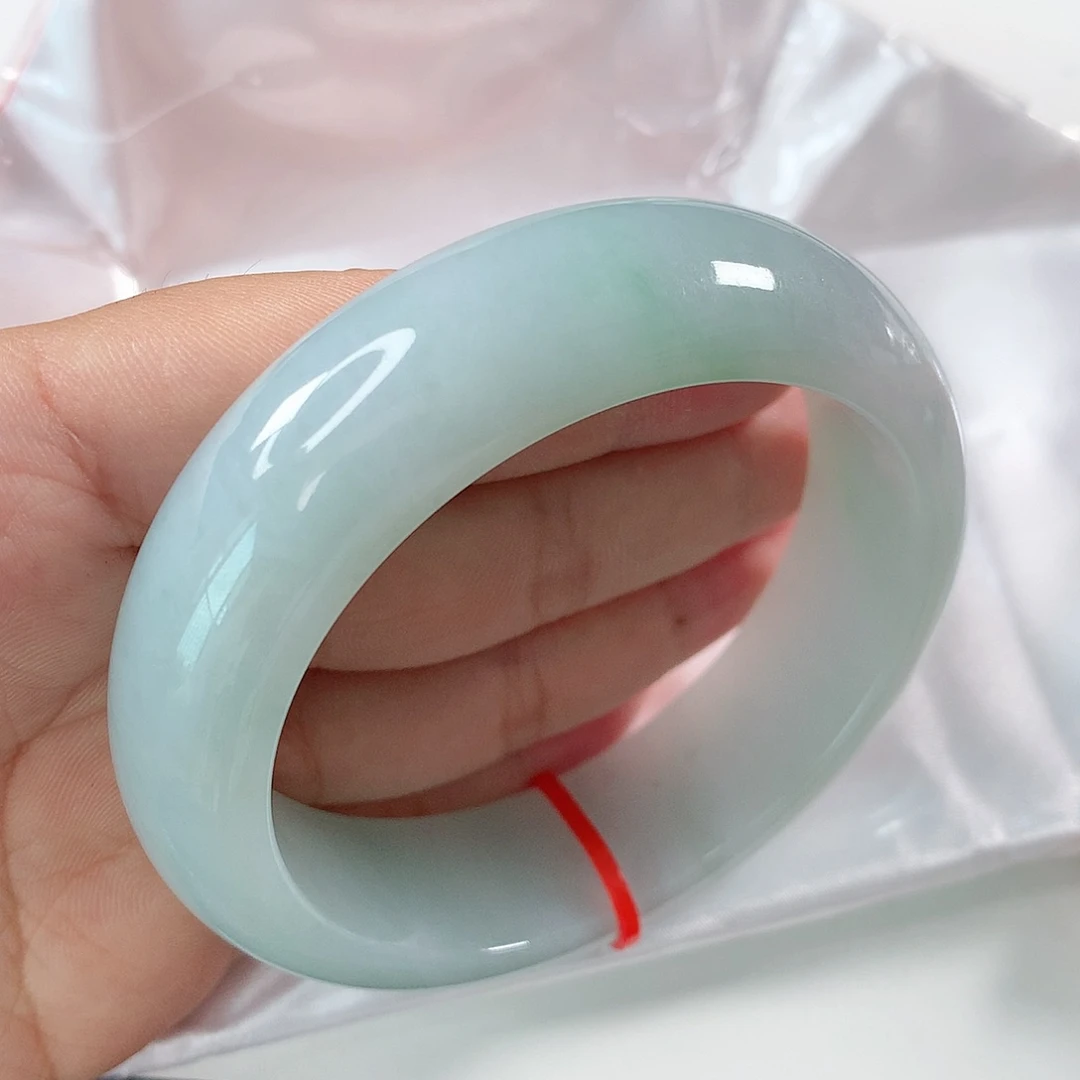 翡翠手镯未镶嵌正圈 轮胎镯 ⑦⑨