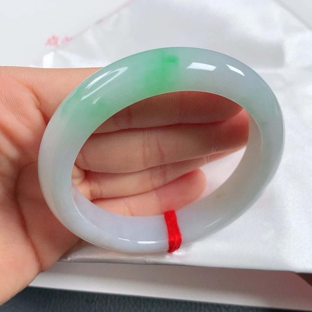 翡翠手镯未镶嵌 正圈⑦⑧
