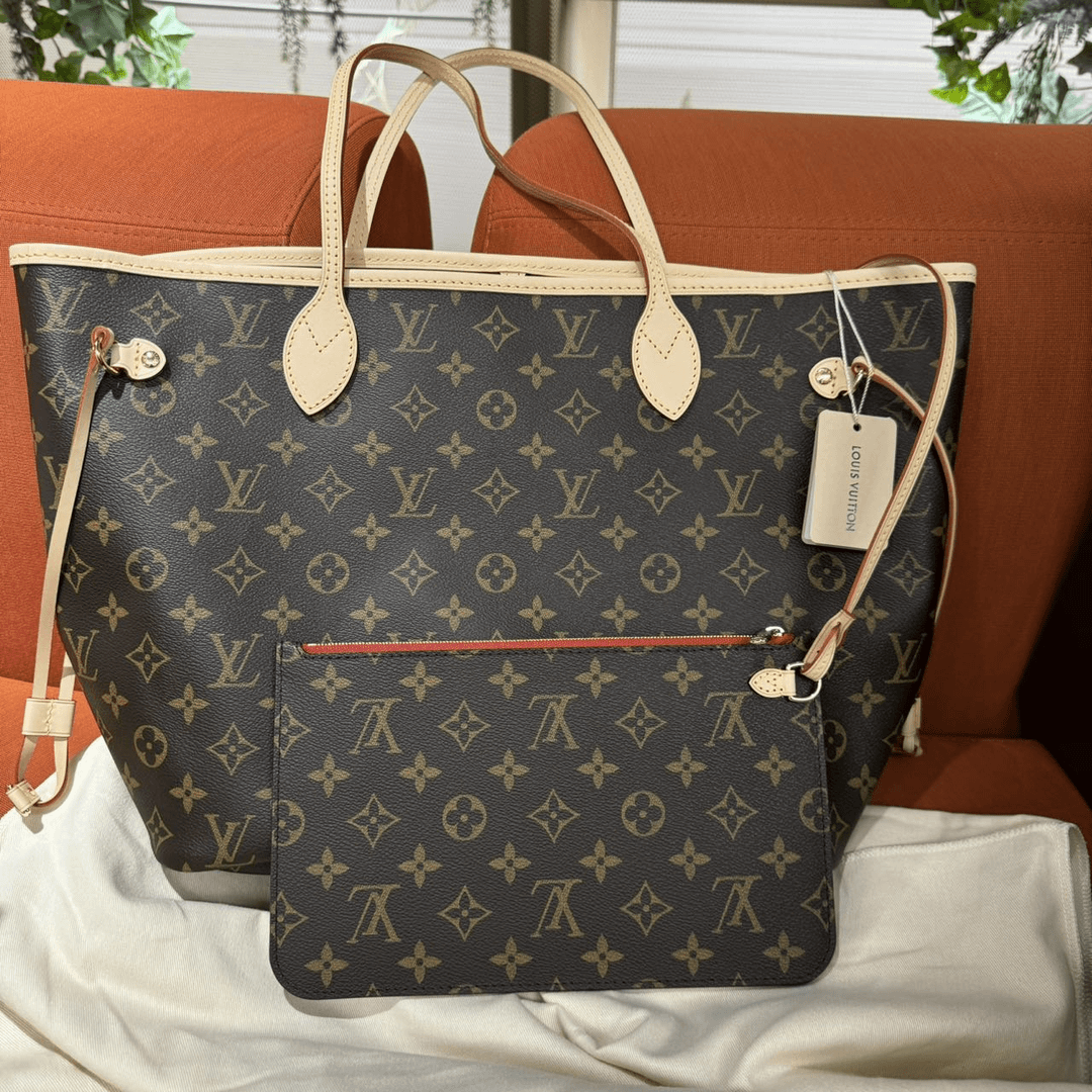 全新未使用 LouisVuitton/路易威登    LV NEVERFULL 中号手袋