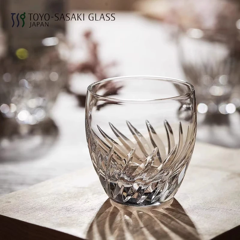 日本进口东洋佐佐木纯色烈酒杯 玻璃 白酒杯 日式一口杯 玻璃酒具