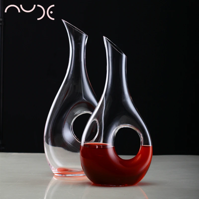 NUDE努德土耳其进口水晶玻璃葡萄酒分酒器家用创意红酒快速醒酒器