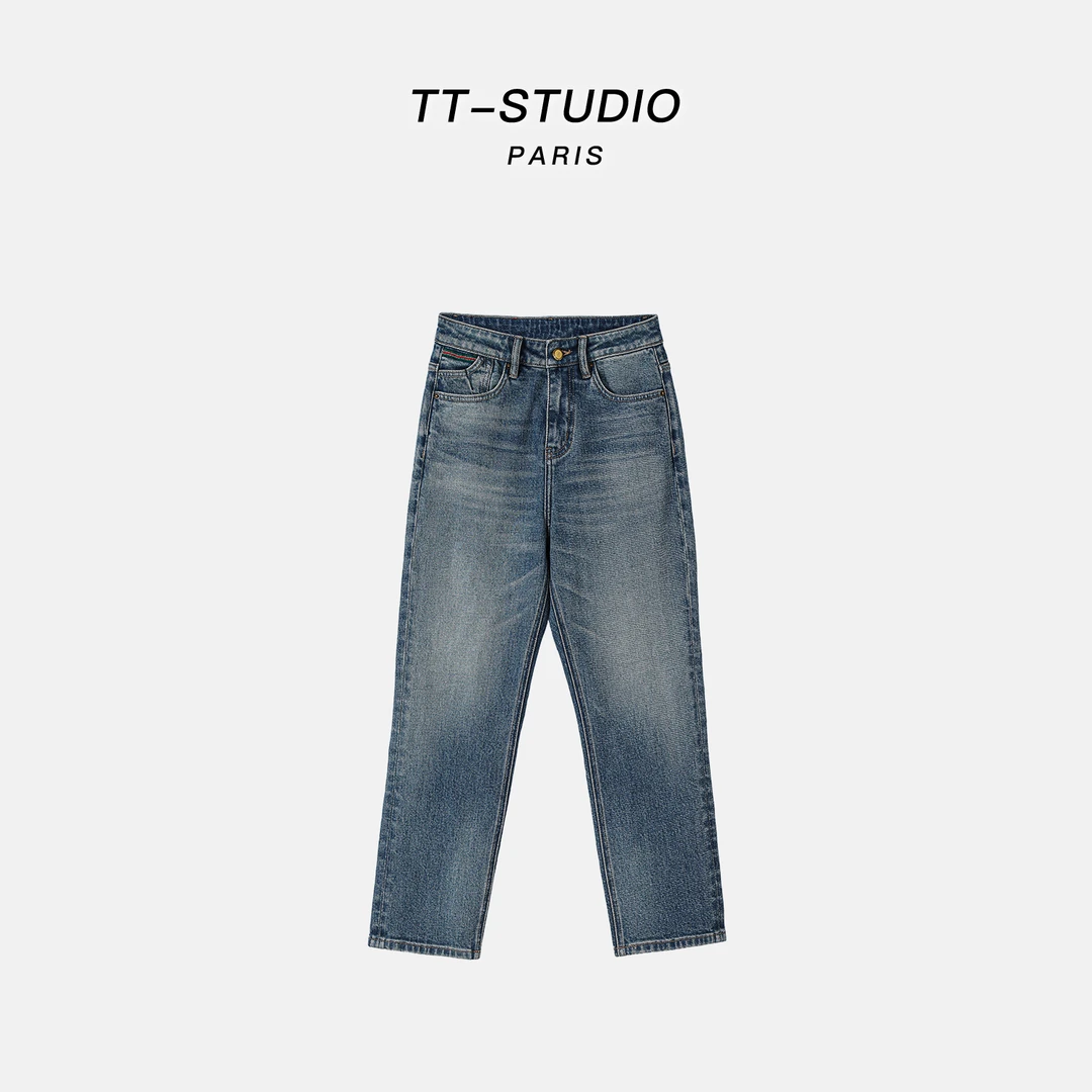 MCOMINILIVES①【北海道】复古水洗休闲烟管牛仔裤子女TT-K-KSB2350