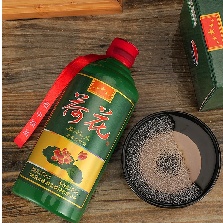 我的好兄弟（LX)52度荷花纯粮食高度白酒整箱6瓶500ml*652度