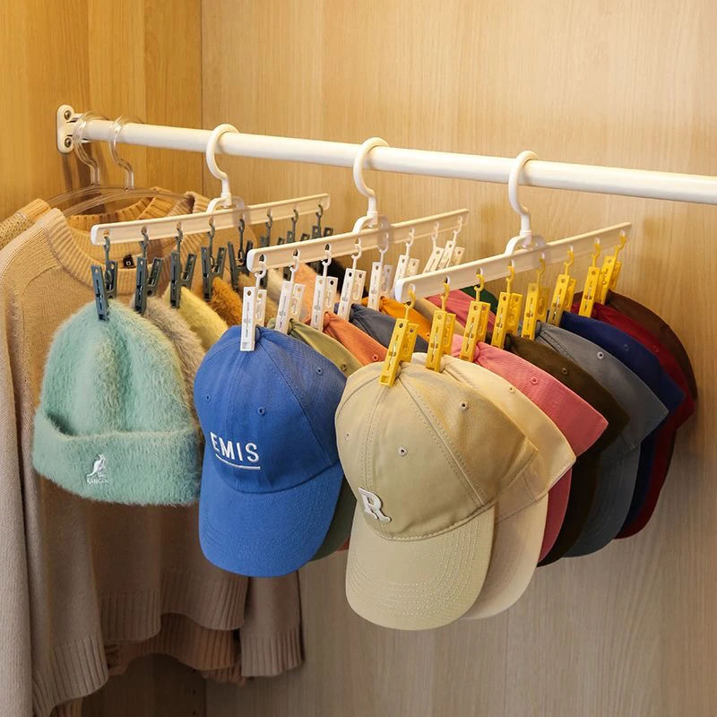 晾衣架夹子无痕袜子防风挂衣夹旋转收纳夹晒衣架衣架子挂衣架旋转