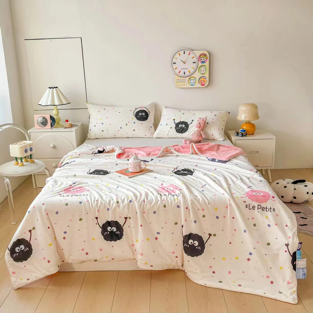 【华夫格冰丝夏凉被】成人可机洗针织冷感华夫格夏凉被