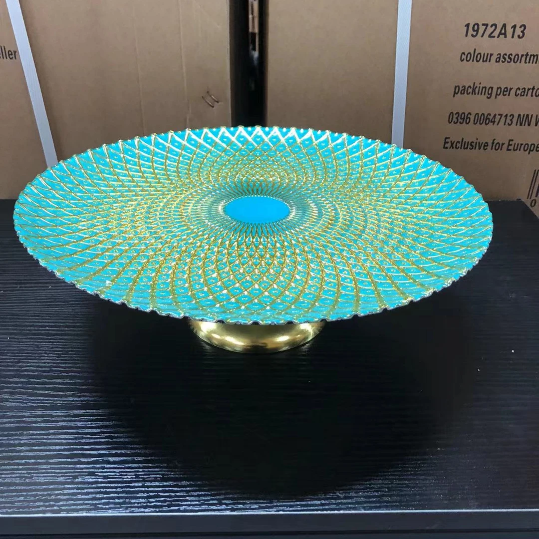 大倩家用果盘糖果盘欧式豪华盘子渠道