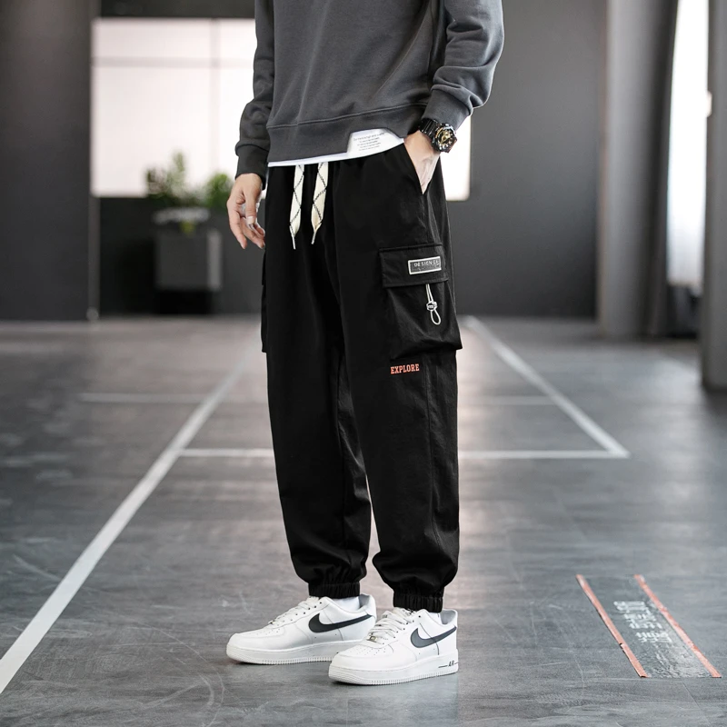 TANKEZHE/探客者探客者春季休闲直筒裤男士春秋季牛仔裤长裤九分