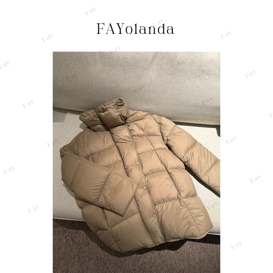 FAY| 安心系列蓬松拉链鹅绒服（1H03406）