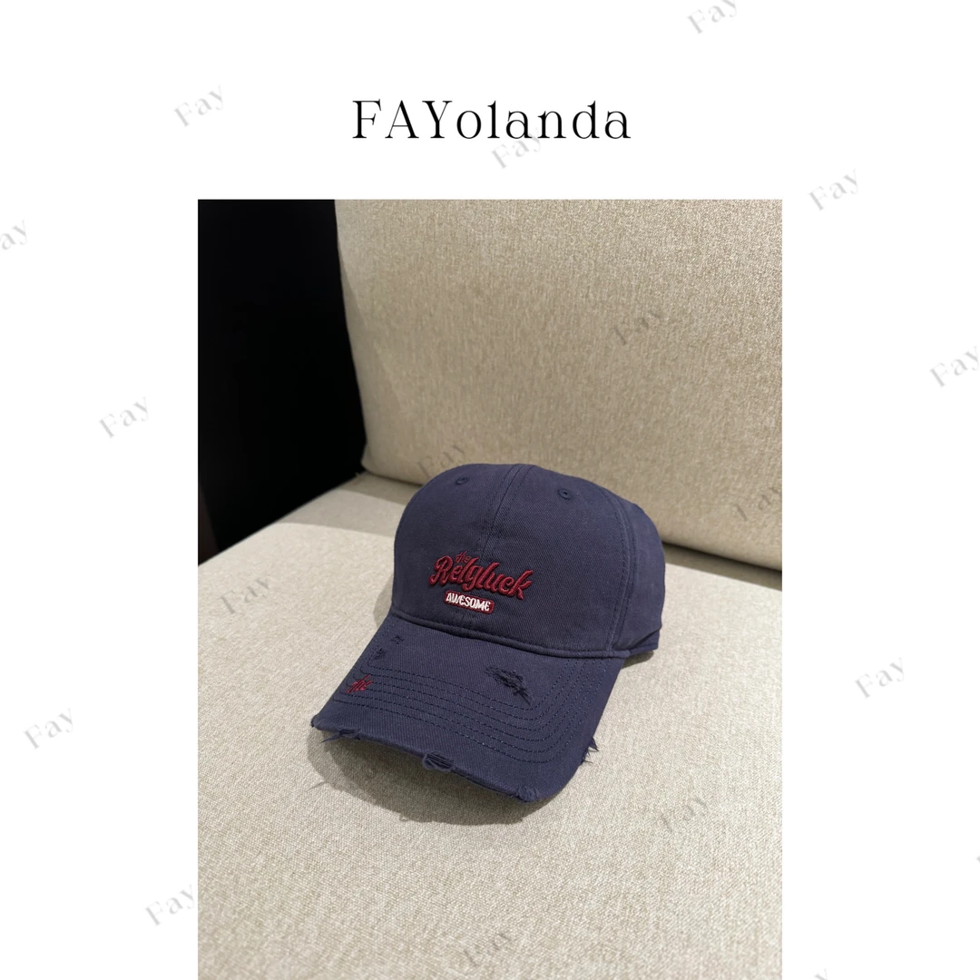 FAY | 红字母the破洞棒球帽（1H02992）
