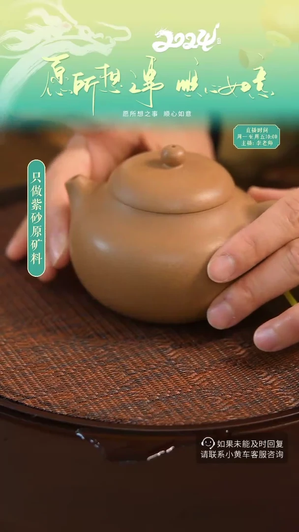【闪购商品】紫砂230CC老段泥QY1209文旦