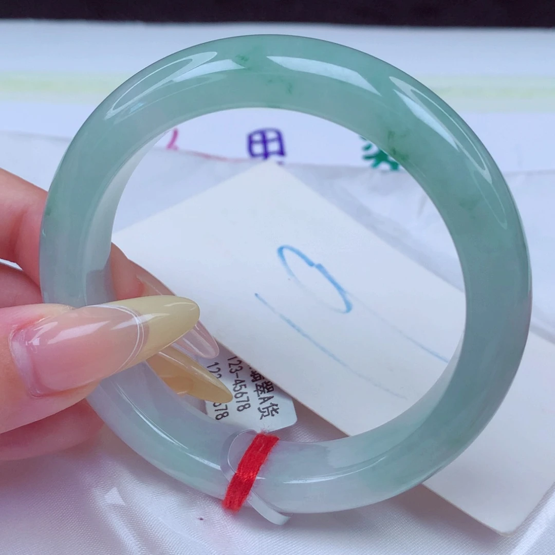 翡翠手镯未镶嵌天然缅甸翡翠A货手镯