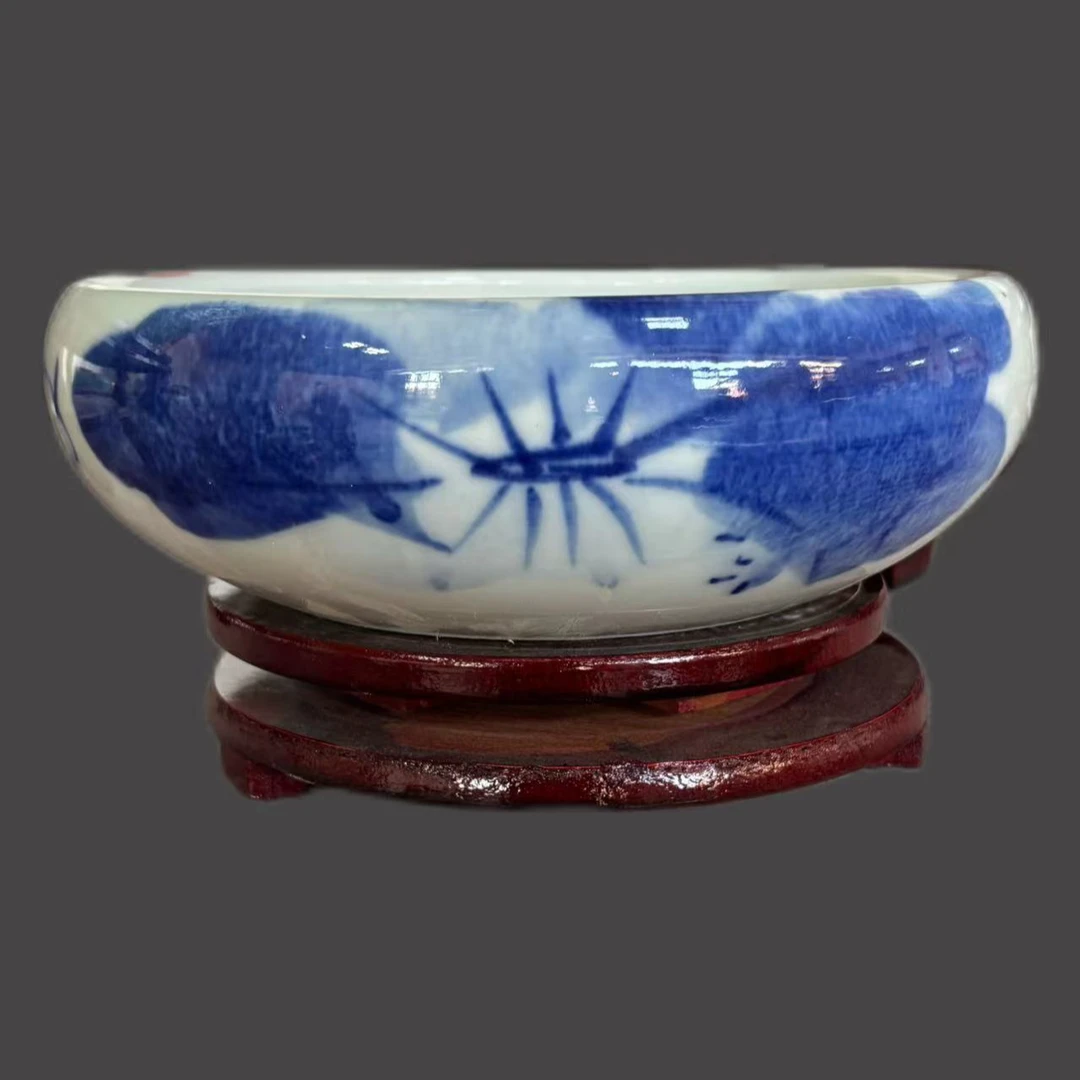 【高6cm宽19cm】种草缸种花缸养鱼缸绿植缸花色随机（no退no换）