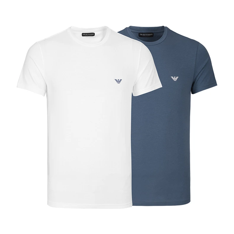 Emporio Armani/安普里奥·阿玛尼小鹰标打底衫短袖T恤两件装多色