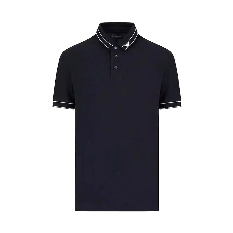 Emporio Armani/安普里奥·阿玛尼夏季纯棉翻领男士polo衫11996