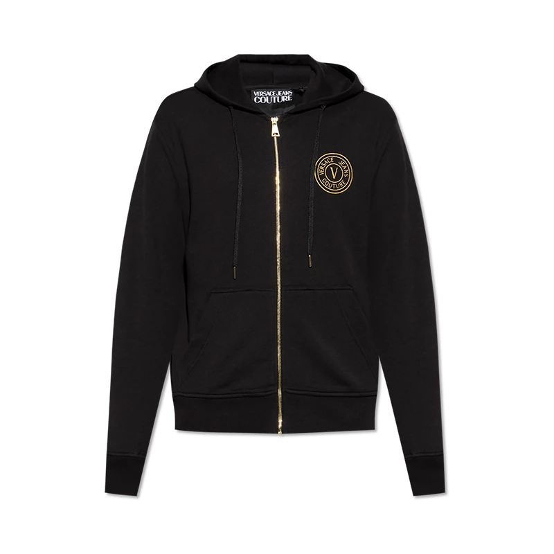 VERSACE/范思哲男款黑色经典时尚休闲百搭潮服秋冬长袖卫衣12131
